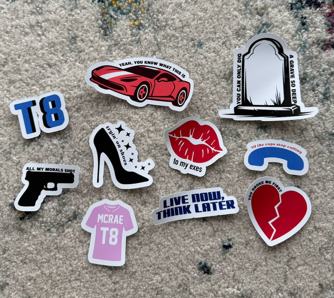 Tate Mcrae Sticker Assortment